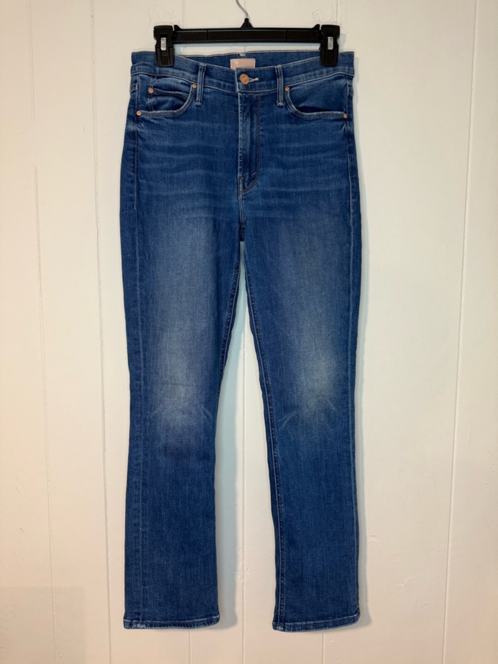 Mother The Mid Rise Dazzler Ankle in healing jar color size 27
